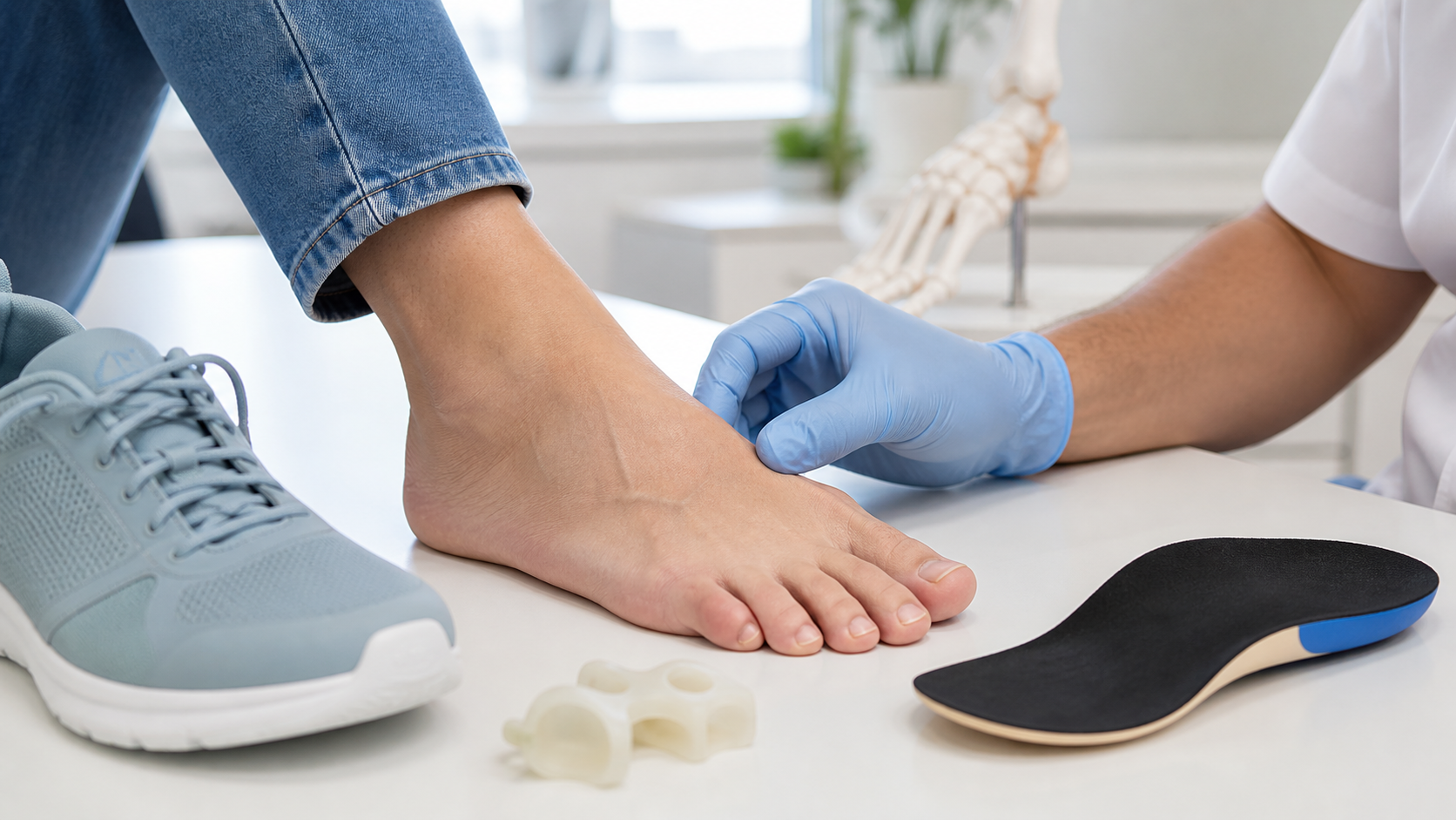 Hallux valgus: obuv, vložky a cvičení